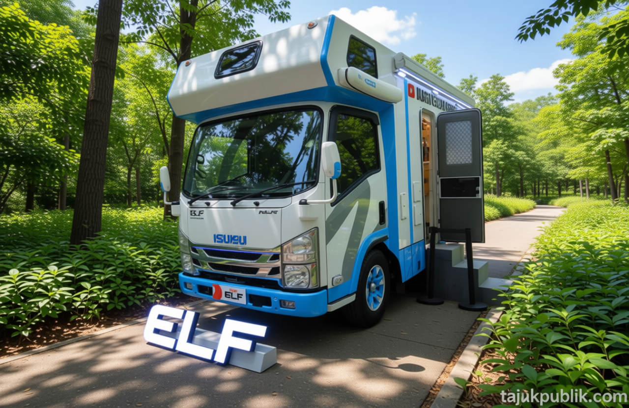 Isuzu ELF NLR Campervan Kolaborasi dengan JAJAGO di GIIAS