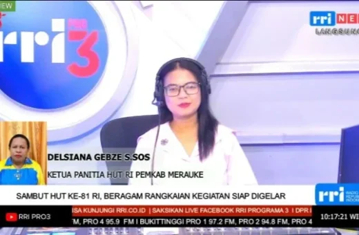 Merauke Gelar Karnaval Budaya Etnis Sambut HUT RI