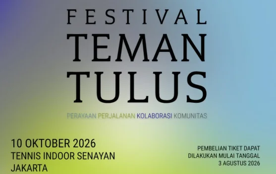 Festival Teman TULUS Digelar 10 Oktober, Rayakan 14 Tahun Kebersamaan Komunitas
