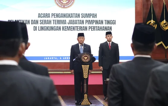 Wamenhan Pimpin Pengangkatan Sumpah, Pelantikan, dan Serah Terima Jabatan