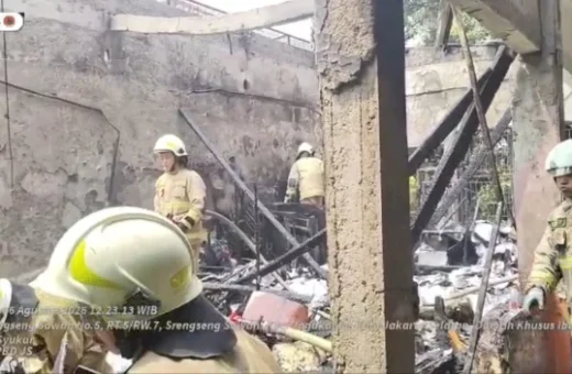 Gudang SDN 04 Srengseng Sawah Jaksel Terbakar, Tidak Timbulkan Korban Jiwa